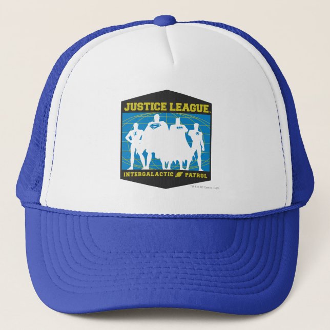 Justice League Intergalactic Patrol Trucker Hat (Front)
