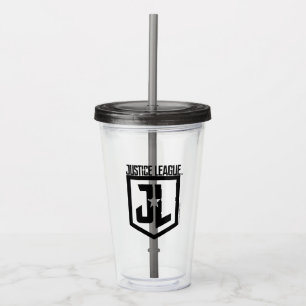 Justice League JL Shield Acrylic Tumbler