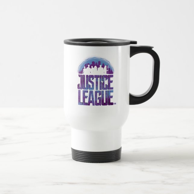 Justice League | Justice League City Silhouette Travel Mug (Right)