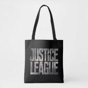 Justice League   Justice League Metallic Logo Tote Bag