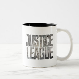 Justice League Justice League Metallic Logo Two-Tone Coffee Mug