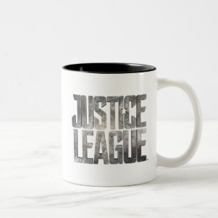 Justice League   Justice League Metallic Logo Two-Tone Coffee Mug