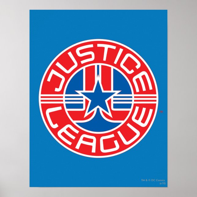 Justice League Logo Poster (Front)
