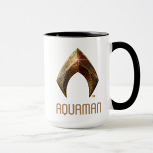 Justice League Metallic Aquaman Symbol Mug