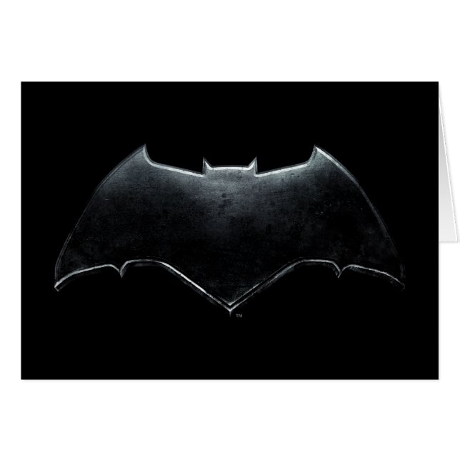 Justice League | Metallic Batman Symbol (Front Horizontal)