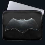 Justice League | Metallic Batman Symbol Laptop Sleeve<br><div class="desc">This is Batman's worn metallic bat symbol from the Justice League movie.</div>