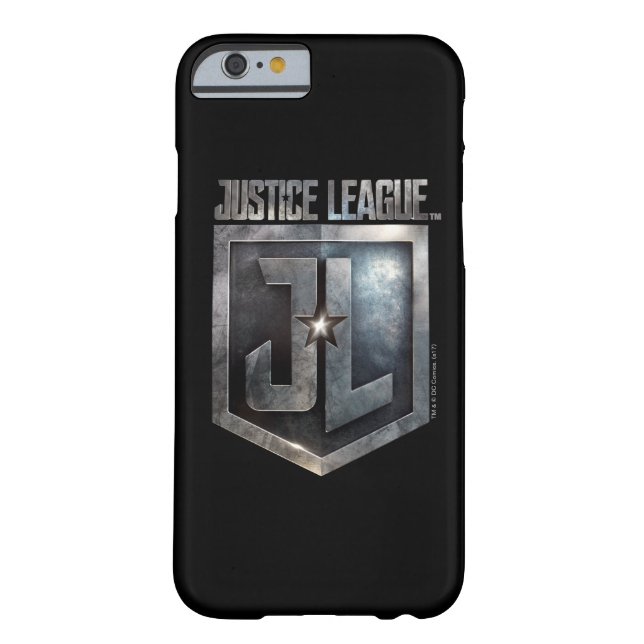 Justice League | Metallic JL Shield Case-Mate iPhone Case (Back)