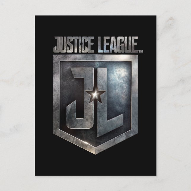 Justice League | Metallic JL Shield Postcard (Front)