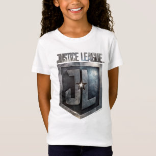 Justice League   Metallic JL Shield T-Shirt