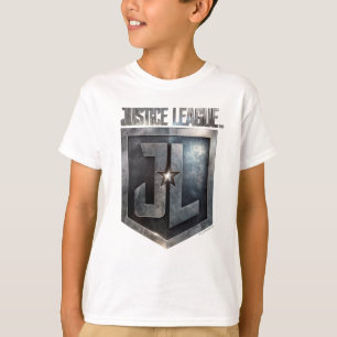 Justice League Metallic JL Shield T-Shirt