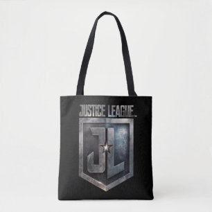 Justice League Metallic JL Shield Tote Bag