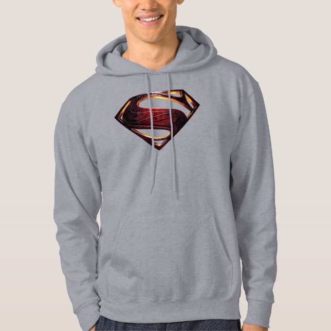 Justice League | Metallic Superman Symbol Hoodie (Front)