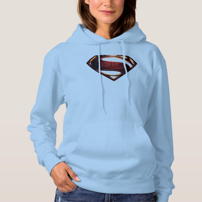 Justice League | Metallic Superman Symbol Hoodie (Front)