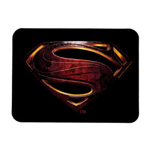 Justice League Metallic Superman Symbol Magnet