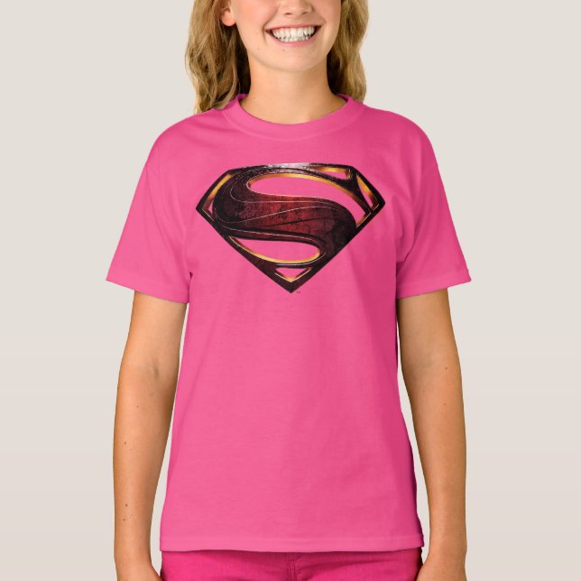 Justice League | Metallic Superman Symbol T-Shirt (Front)