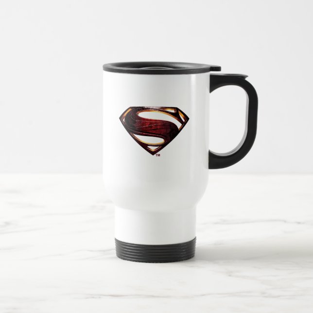 Justice League | Metallic Superman Symbol Travel Mug (Right)