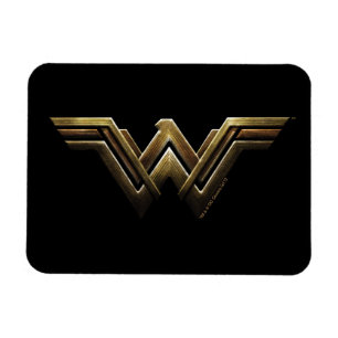 Justice League Metallic Wonder Woman Symbol Magnet