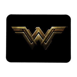 Justice League   Metallic Wonder Woman Symbol Magnet