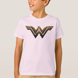 Justice League Metallic Wonder Woman Symbol T-Shirt