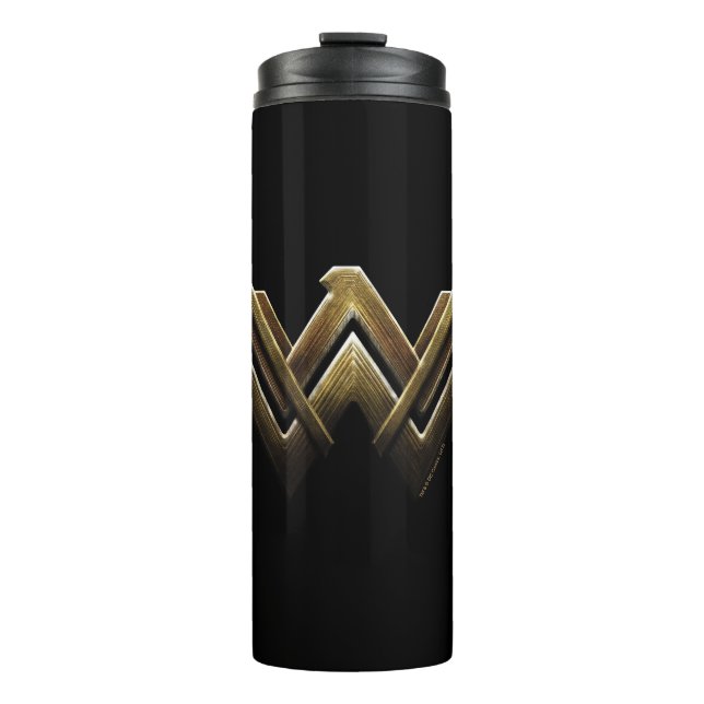 Justice League | Metallic Wonder Woman Symbol Thermal Tumbler (Front)