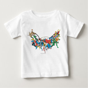 Justice League of America Group 2 Baby T-Shirt