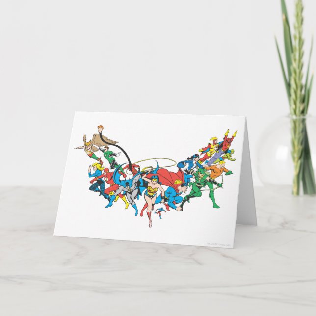 Justice League of America Group 2 Card (Front)