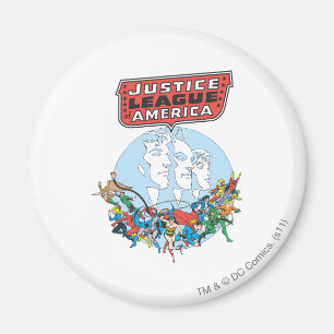 Justice League of America Group Magnet