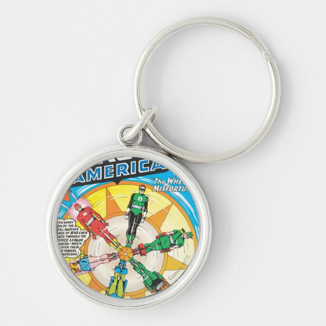 Justice League of America Issue #6 - Sept Key Ring (Front)