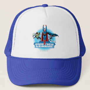Justice League Power Trio Trucker Hat