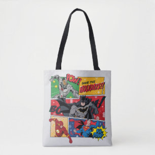 Justice League "Save the Holidays!" Tote Bag