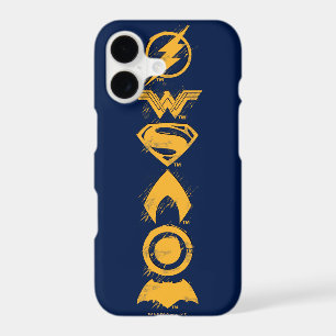 Justice League Stylised Team Symbols Lineup