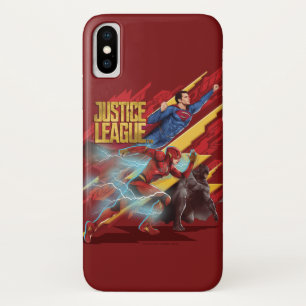 Justice League   Superman, Flash, & Batman Badge Case-Mate iPhone Case