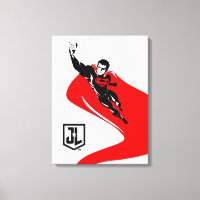 Justice League | Superman Flying Noir Pop Art