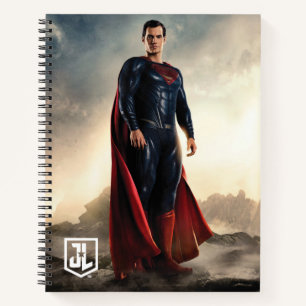Justice League Superman On Battlefield Notebook