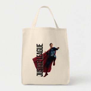 Justice League Superman On Battlefield Tote Bag