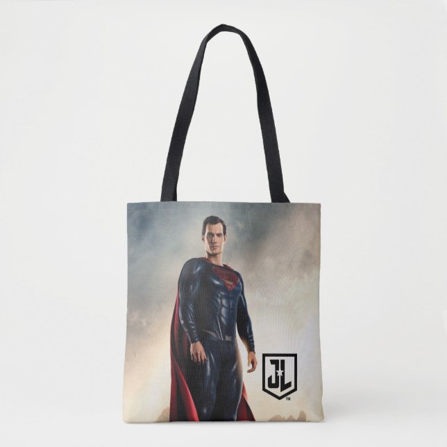 Justice League | Superman On Battlefield Tote Bag (Front)