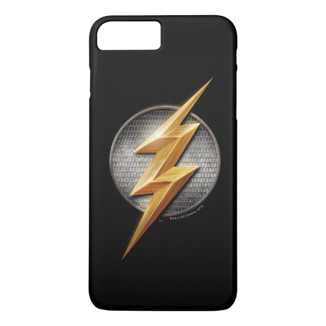Justice League | The Flash Metallic Bolt Symbol Case-Mate iPhone Case (Back)