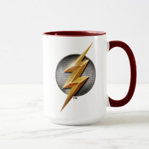 Justice League The Flash Metallic Bolt Symbol Mug