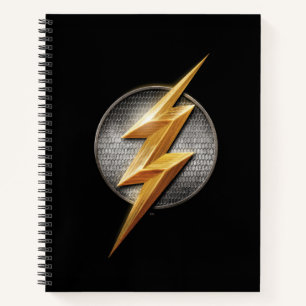 Justice League The Flash Metallic Bolt Symbol Notebook
