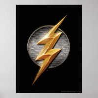 Justice League | The Flash Metallic Bolt Symbol
