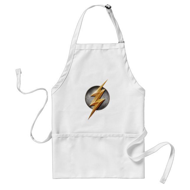 Justice League | The Flash Metallic Bolt Symbol Standard Apron (Front)