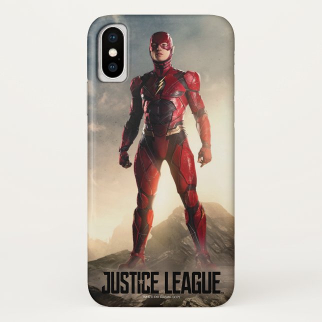 Justice League | The Flash On Battlefield Case-Mate iPhone Case (Back)