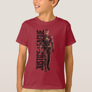 Justice League   The Flash On Battlefield T-Shirt