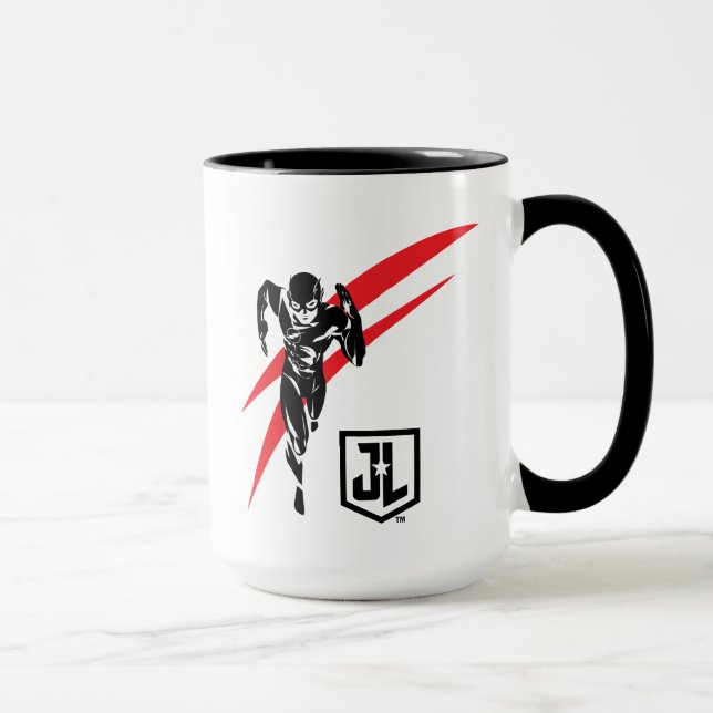 Justice League | The Flash Running Noir Pop Art Mug (Right)