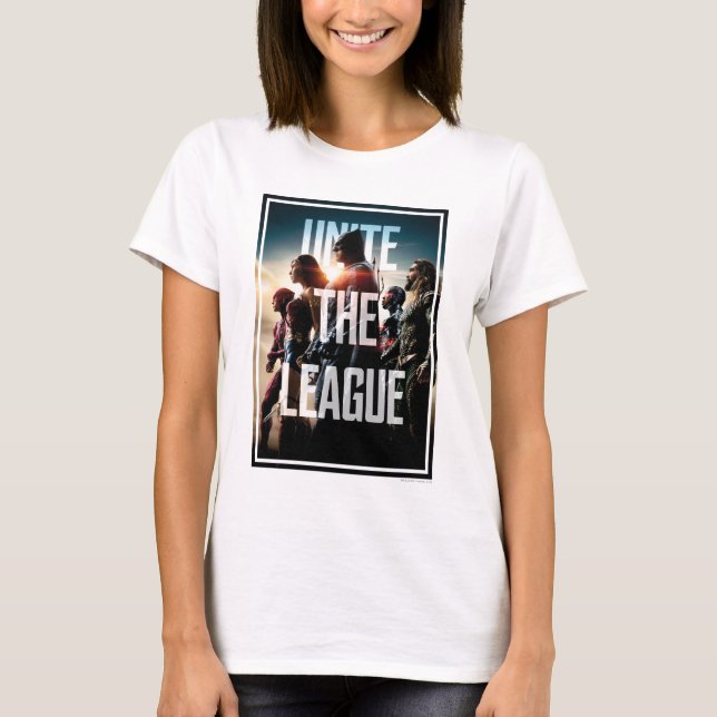 Justice League | Unite The League T-Shirt (Front)
