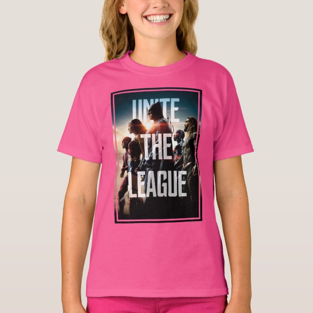 Justice League | Unite The League T-Shirt (Front)