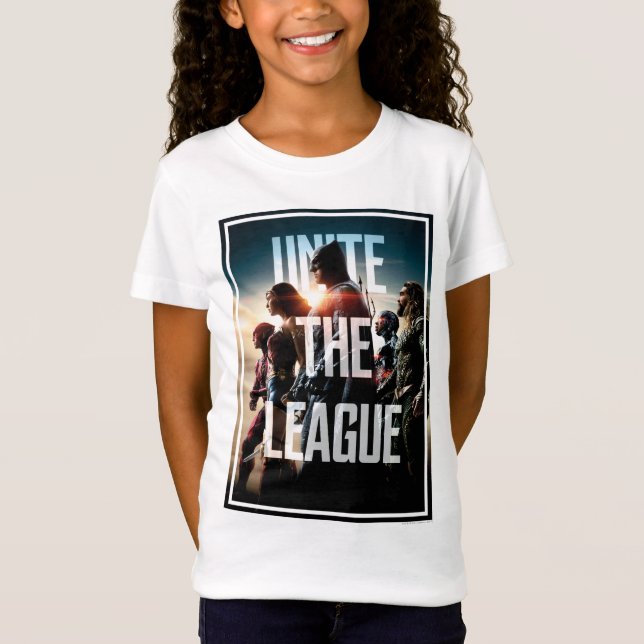 Justice League | Unite The League T-Shirt (Front)