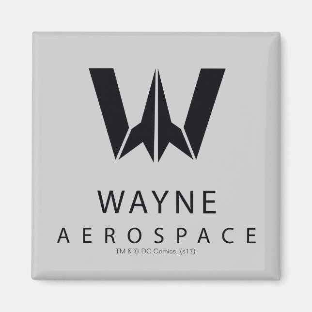 Justice League | Wayne Aerospace Logo Magnet (Front)