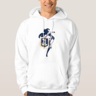 Justice League   Wonder Woman & JL Icon Pop Art Hoodie