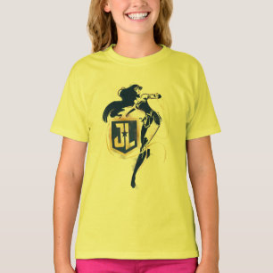 Justice League   Wonder Woman & JL Icon Pop Art T-Shirt